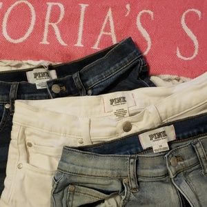 PINK Shorts and Victoria Secrets Blanket